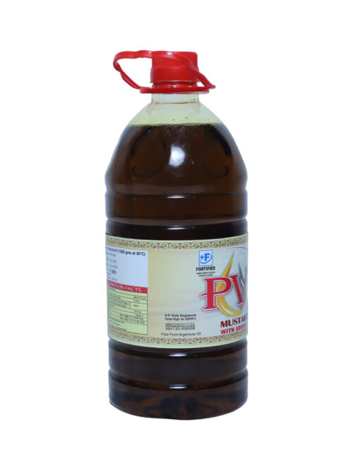 PV FORTIFIED KACHI GHANI MUSTARD OIL GRADE-I WITH ADDED VITAMINS A&D PET BOTTLE 2 LTR - Image 3